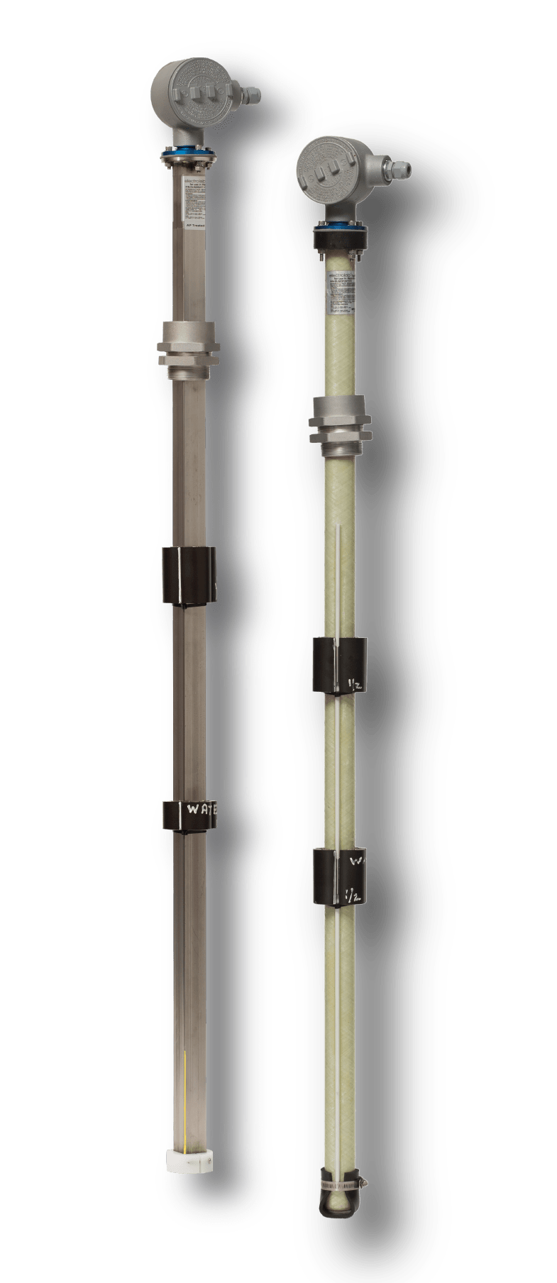 Electrolab Model 2100 stainless steel and fiberglass digital level sensors
